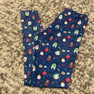 Teefury Snow White icons leggings